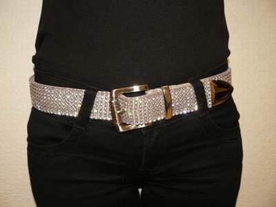 ceinture guess femme strass